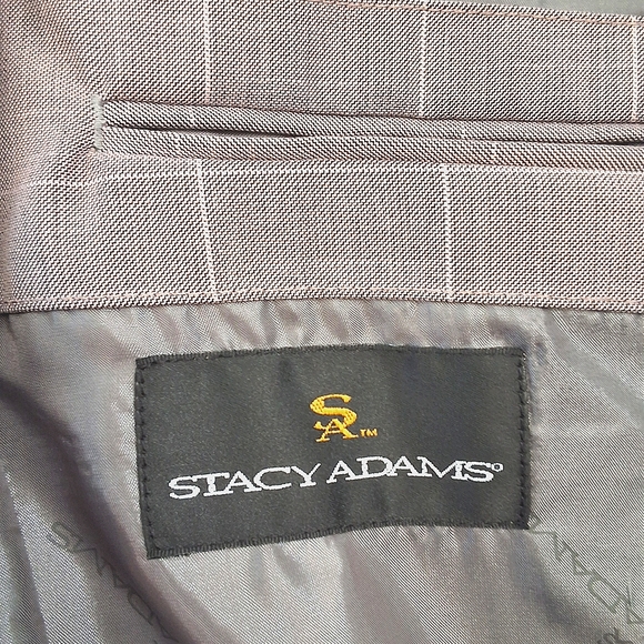 STACY Adams, 38R, Blazer, Subtle Plaid Blazer - Picture 4 of 11